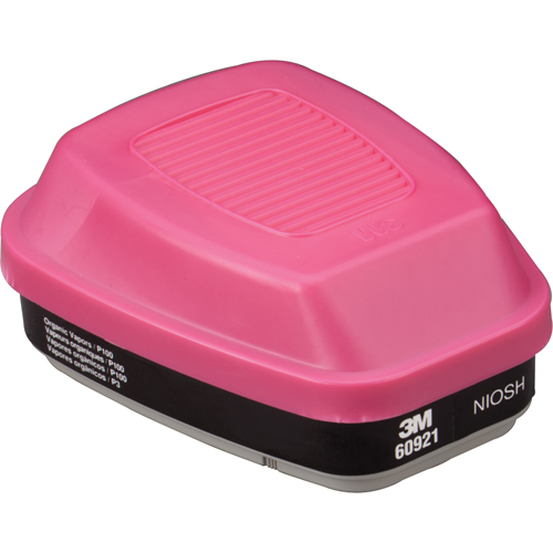 6000 Series Respirator Cartridges, Gas/Vapour Cartridge, Organic Vapour/P100 Seaboard Timber Mart