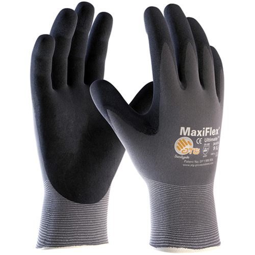 ATG MaxiFlex&reg; Ultimate Gloves, 6/X-Small, Foam Nitrile Coating, 15 Gauge, Nylon Shell Seaboard Timber Mart