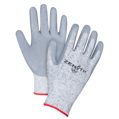 Seamless Stretch Cut-Resistant Gloves, Size Small/7, 13 Gauge, Nitrile Coated, HPPE Shell, ANSI/ISEA 105 Level 2/EN 388 Level 3 Seaboard Timber Mart