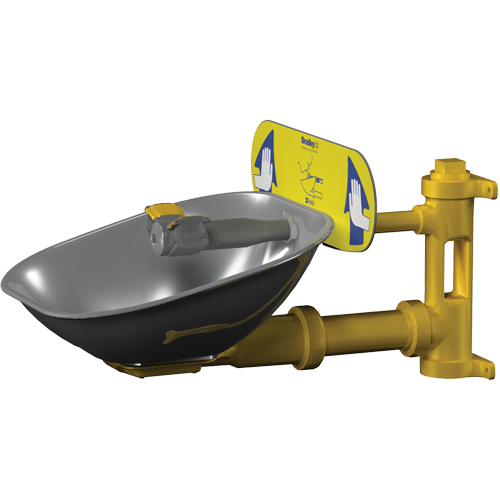 Halo Eyewash Stations, Wall-Mount Installation, Stainless Steel Bowl Seaboard Timber Mart
