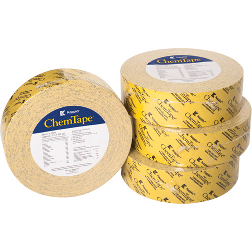 ChemTape&reg; Chemical-Resistant Tape, 50.8 mm (2") x 50 m (164'), Yellow Seaboard Timber Mart