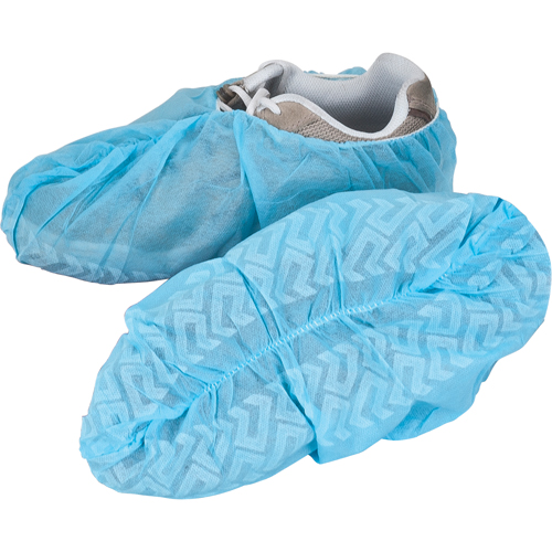 Shoe Covers, X-Large, Polypropylene, Blue Seaboard Timber Mart