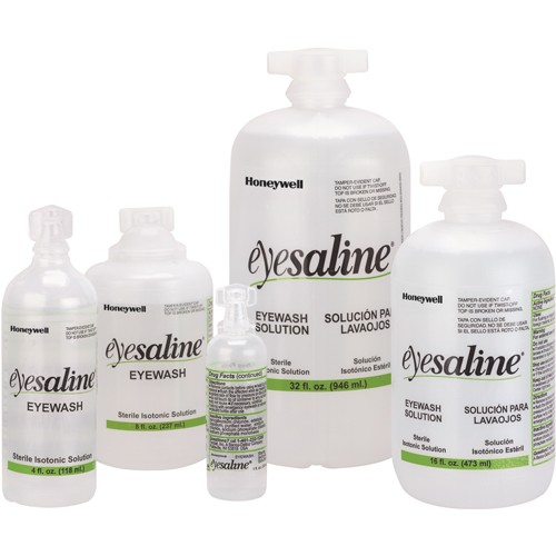 Saline Eyewash Bottles, Full Bottle, 8 oz. Seaboard Timber Mart