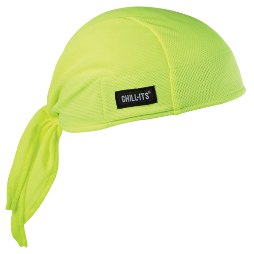 Chill-Its&reg; 6615 Cooling Dew Rags, High Visibility Lime-Yellow Seaboard Timber Mart