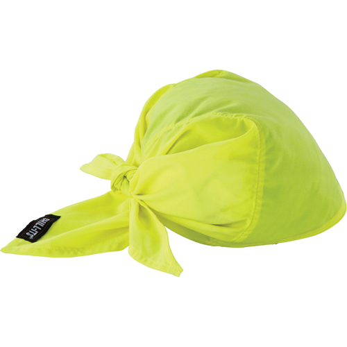 Chill-Its&reg; 6710CT Cooling Triangle Hats, High Visibility Lime-Yellow Seaboard Timber Mart