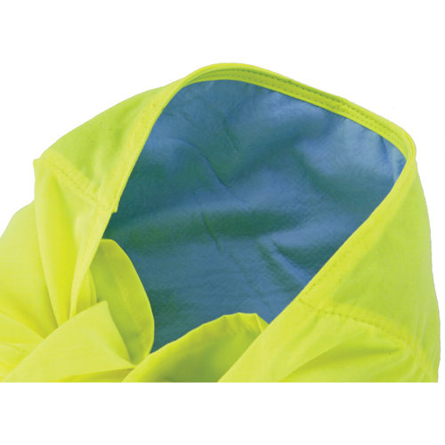 Chill-Its&reg; 6710CT Cooling Triangle Hats, High Visibility Lime-Yellow Seaboard Timber Mart