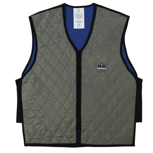 Chill-Its&reg; 6665 Wet Evaporative Cooling Vests, Medium, Grey Seaboard Timber Mart