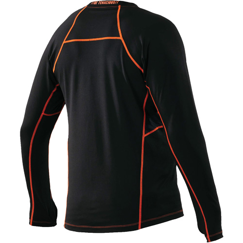 Maillots thermiques &agrave; manches longues, Hommes, Moyen, Noir Seaboard Timber Mart