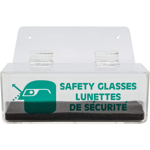 Distributeur de lunettes de s&eacute;curit&eacute; avec couvercle Seaboard Timber Mart