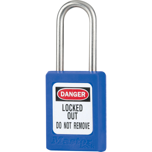 S31 Zenex Safety Padlock, Blue, Keyed Different, Thermoplastic, 1-3/8" Width Seaboard Timber Mart