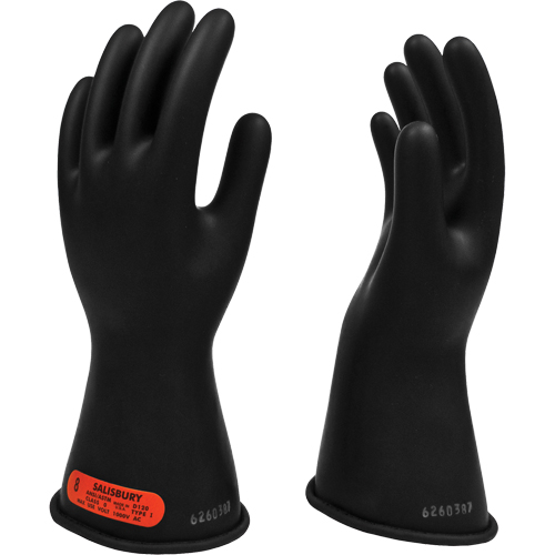 Gants isolants en caoutchouc Salisbury, ASTM classe 0, Taille 7, 11" lo Seaboard Timber Mart