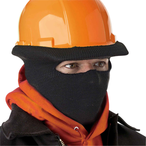 Coiffe extensibles &agrave; enfiler pour casques de s&eacute;curit&eacute;, Taille unique, Noir Seaboard Timber Mart