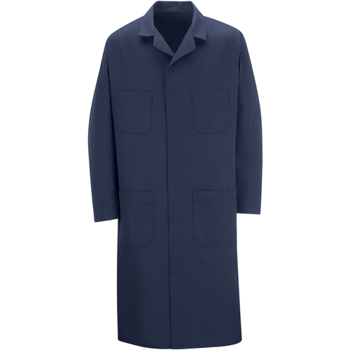 Shop Coats, Poly-Cotton, Size 36, Navy Blue Seaboard Timber Mart