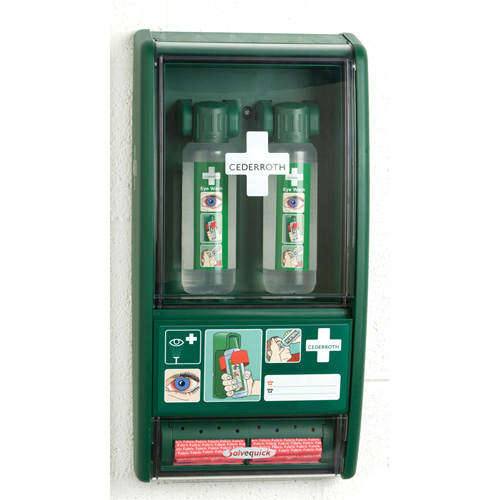 Cederroth Eye Wash/Salvequick&reg; First Aid Kit, Class 1 Medical Device, Station Seaboard Timber Mart