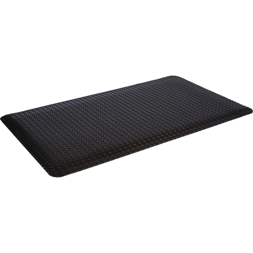 WD Deck Plate Mats, Diamond, 4' x 12' x 5/8", Black, Sponge Seaboard Timber Mart