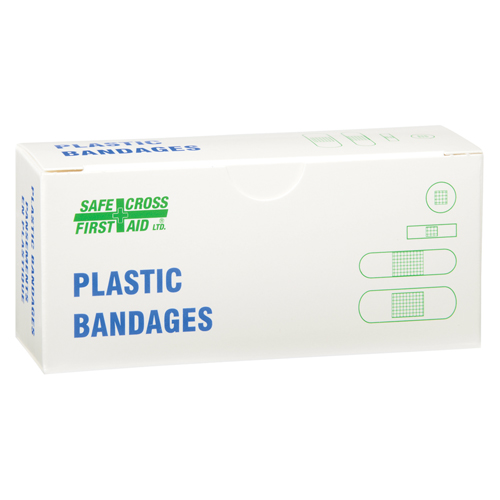 Bandages, Assorted, Plastic, Sterile Seaboard Timber Mart