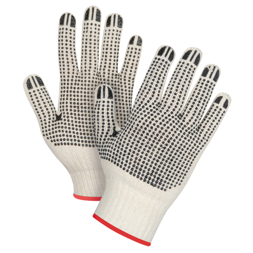 Gants tricot&eacute;s de poids lourd &agrave; deux c&ocirc;t&eacute;s avec pois, Poly/coton, Deux c&ocirc;t&eacute;s, Calibre 7, Petit Seaboard Timber Mart