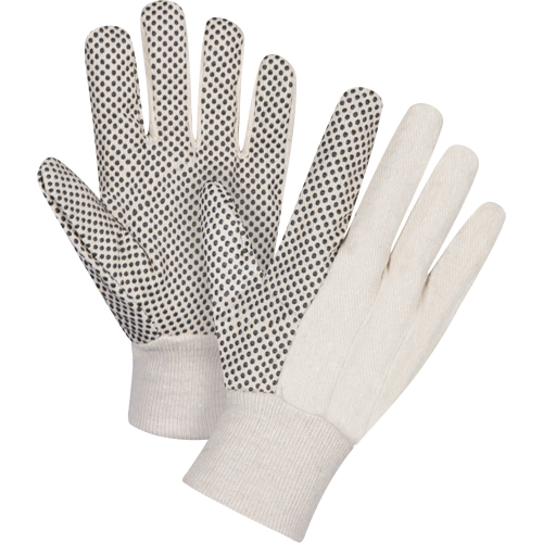 Gants en toile de coton &agrave; pois sur la paume, 8 oz, Grand Seaboard Timber Mart