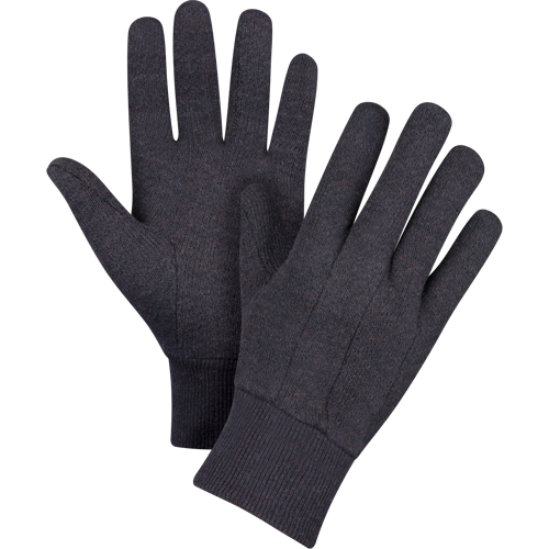 Gants de jersey, Grand, Brun, Non doubl&eacute;, Poignet en tricot Seaboard Timber Mart