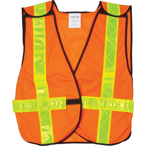 Veste de s&eacute;curit&eacute; d'usage standard, Orange haute visibilit&eacute;, Moyen, Polyester Seaboard Timber Mart