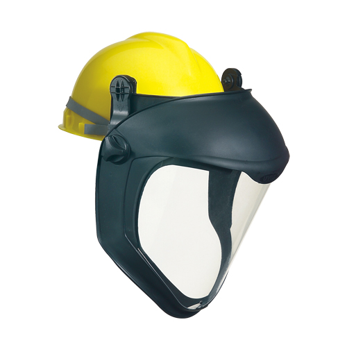 Uvex&reg; Bionic Faceshield with Hardhat Adapter, Polycarbonate Seaboard Timber Mart