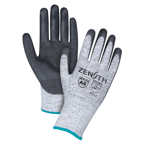 Seamless Stretch Cut-Resistant Gloves, Size X-Large/10, 13 Gauge, Polyurethane Coated, HPPE Shell, ANSI/ISEA 105 Level 4/EN 388 Level 5 Seaboard Timber Mart