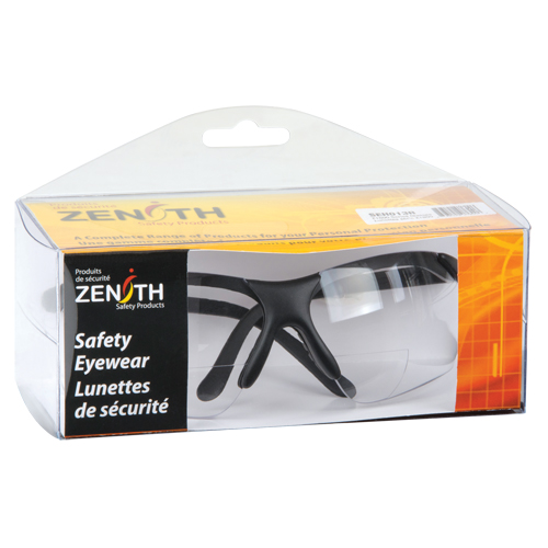 Z1800 Series Reader Safety Glasses, Anti-Scratch, Clear, 1.0 Diopter Seaboard Timber Mart