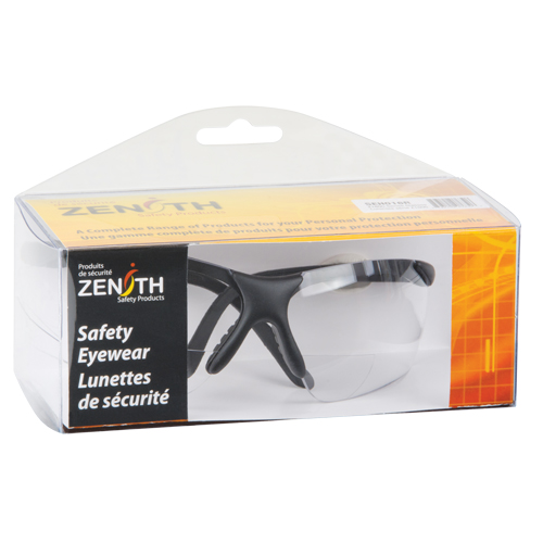 Z1800 Series Reader Safety Glasses, Anti-Scratch, Clear, 2.5 Diopter Seaboard Timber Mart