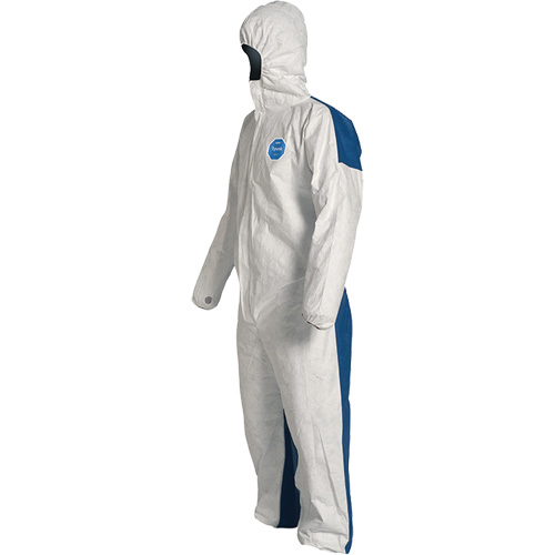 Hooded Coveralls, X-Large, Blue/White, Tyvek&reg; 400 D Seaboard Timber Mart