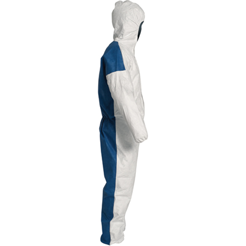 Hooded Coveralls, X-Large, Blue/White, Tyvek&reg; 400 D Seaboard Timber Mart