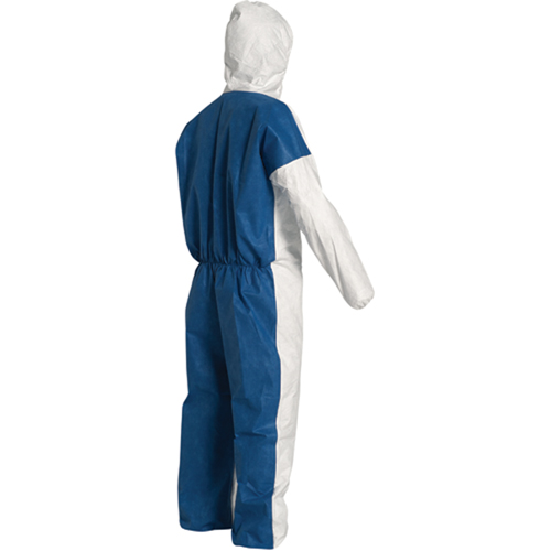 Hooded Coveralls, X-Large, Blue/White, Tyvek&reg; 400 D Seaboard Timber Mart