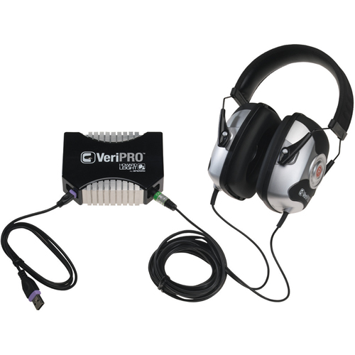 Syst&egrave;me pour tester l'ajustement des bouchons d'oreille VeriPRO de Howard Leight Seaboard Timber Mart
