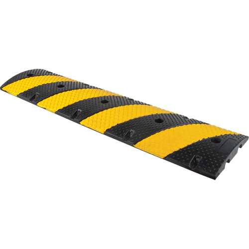 Speed Bump, Rubber, 4' L x 11-3/4" W x 2" H Seaboard Timber Mart