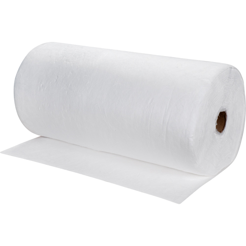 Premium Meltblown Sorbent Rolls, Mediumweight, 150' L x 30" W, 40 gal. Absorbancy Seaboard Timber Mart