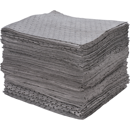 Premium Bonded Sorbent Pads, Universal, 15" x 17", 30 gal. Absorbancy Seaboard Timber Mart