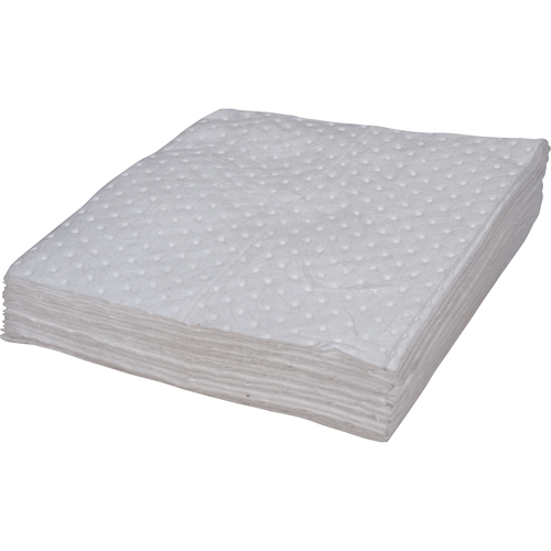 Premium Bonded Sorbent Pads, Oil Only, 15" x 17", 8 gal. Absorbancy Seaboard Timber Mart