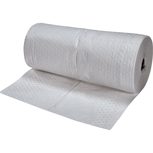 Feuilles absorbantes en fibres fines de premi&egrave;re qualit&eacute;, Poids moyen, 150' lo x 30" la, Absorption 40 gal. Seaboard Timber Mart