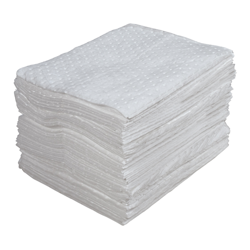 Premium Laminated (SMS) Sorbent Pads, Oil Only, 15" x 18", 30 gal. Absorbancy Seaboard Timber Mart