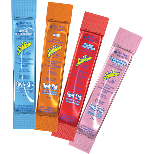 Sqwincher&reg; ZERO&reg; Qwik Stik Rehydration Drink, Powder, Orange Seaboard Timber Mart