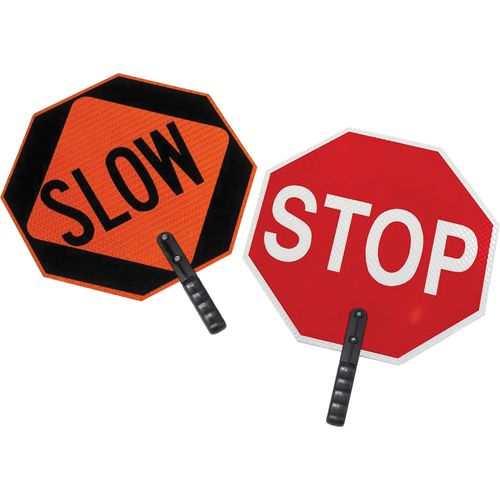Double-Sided "Stop/Slow" Traffic Control Sign Seaboard Timber Mart