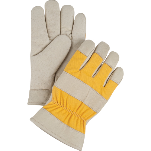 Gants de travail doubl&eacute;s pour l'hiver de premi&egrave;re qualit&eacute;, 2T-Grand, Paume en Cuir fleur de porc, Doublure en Molleton de mousse Seaboard Timber Mart