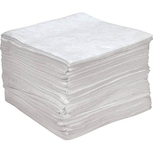 Feuilles absorbantes antistatiques de premi&egrave;re qualit&eacute;, Huile seulement, 15" x 18", 25 gal. d'absorption Seaboard Timber Mart