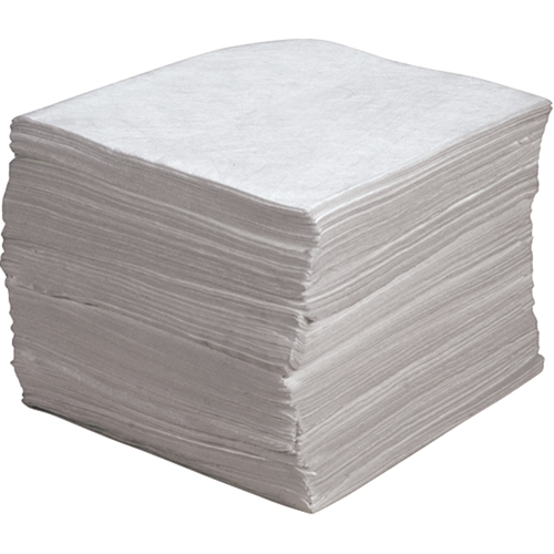 Premium Meltblown Sorbent Pads, Oil Only, 15" x 17", 30 gal. Absorbancy Seaboard Timber Mart