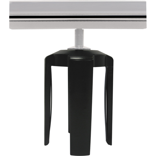 Support d'enseigne Tensabarrier avec adaptateur, Chrome Seaboard Timber Mart