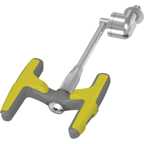 Poste de douche oculaire/faciale Halo, Installation Montage mural Seaboard Timber Mart