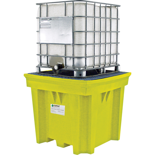 GRV Space-Saver sans drain, Capacit&eacute; de d&eacute;versement 275 gal. US, 57" x 57" x 48" Seaboard Timber Mart