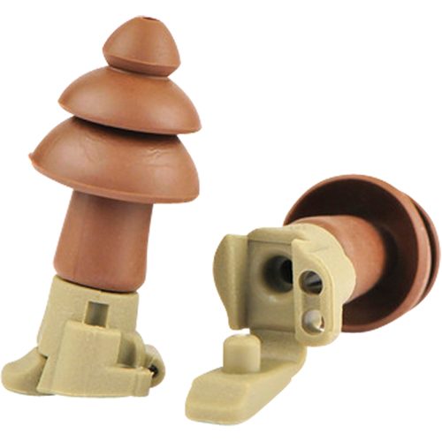 BattlePlugs&reg; Impulse Earplugs, Uncorded, Pair - Plastic Case, 24 dB NRR, Large Seaboard Timber Mart