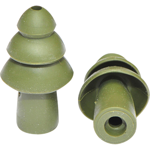 BattlePlugs&reg; Earplugs Replacement Tip, Uncorded, Bulk - Polybag, 24 dB NRR, Medium Seaboard Timber Mart