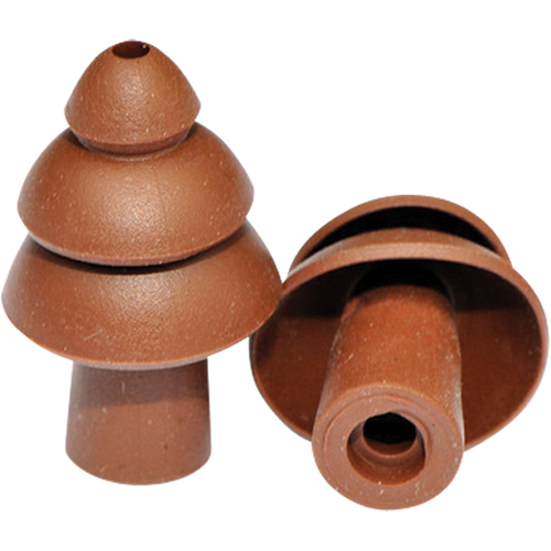 Embouts de rechange pour bouchons d'oreilles BattlePlugs, Sans cordon, Vrac - Sac en poly, 24 dB NRR, Grand Seaboard Timber Mart