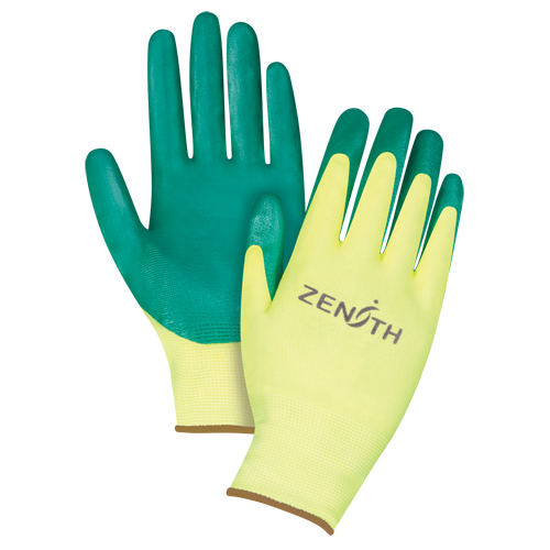 Gants de premi&egrave;re qualit&eacute; ZX-3, 9/Grand, R&ecirc;vetement Nitrile, Calibre 15, Enveloppe en Nylon Seaboard Timber Mart